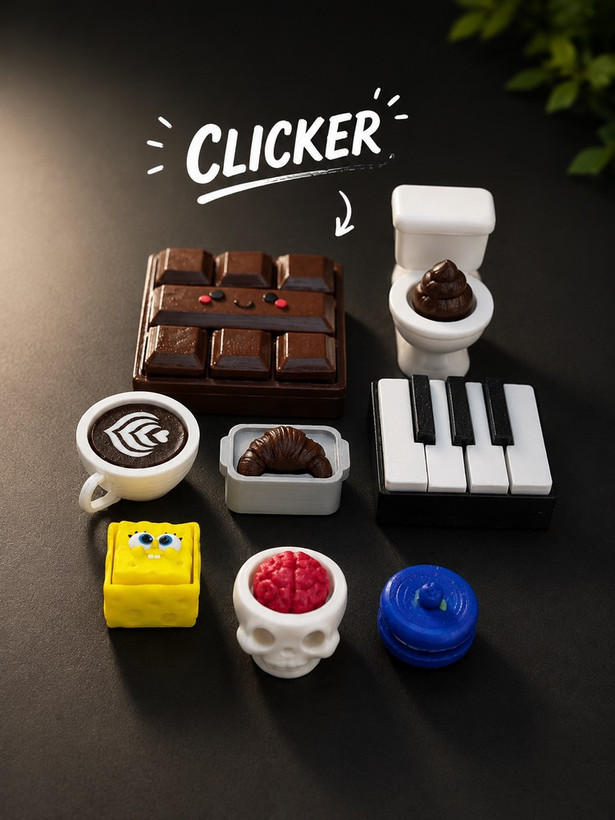 clicker های عروسکی و زیبا در طرح های مختلف